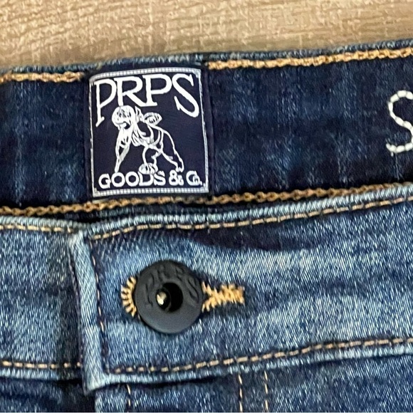 PRPS Le Sabre Distressed Slim Tapered Fit Jeans Mens Size 44 NWT $198 - Picture 2 of 16